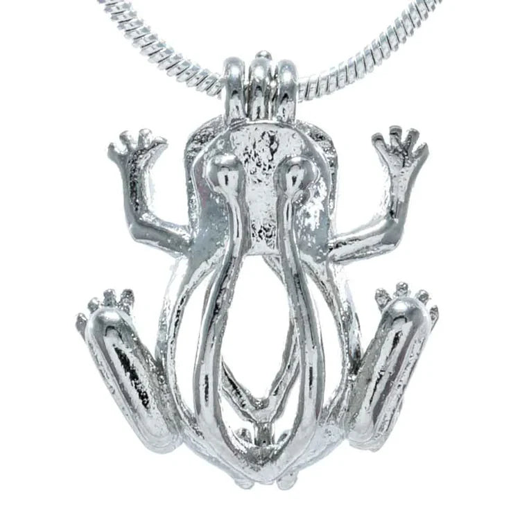 Sterling Silver Frog Cage