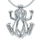 Sterling Silver Frog Cage