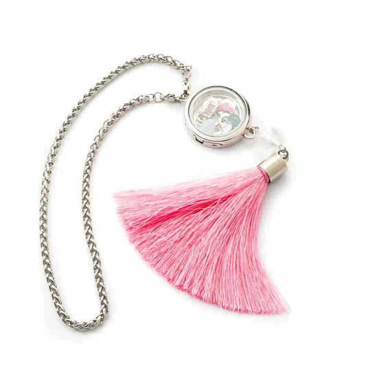 Pink Car Tasset Locket