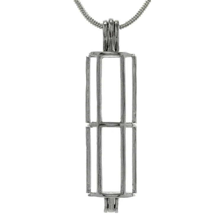 Sterling Silver Tower Cage