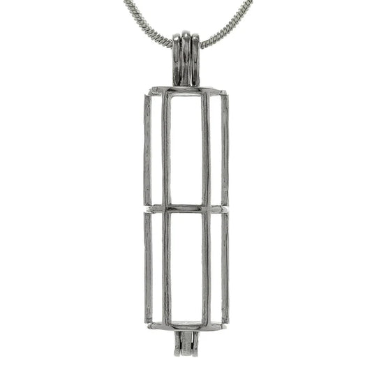 Sterling Silver Tower Cage
